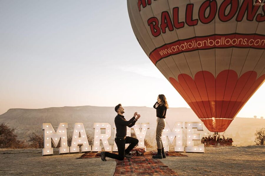 Marriage Proposal Surprise & Engagement in Cappadocia - Proposal Photos and Video: What You Get, When You Get It