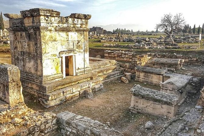 Pamukkale Tour from Kusadasi with Hot Air Balloon Flight - Hierapolis Ruins: City Walls, Theater, and the Great Bath Complex