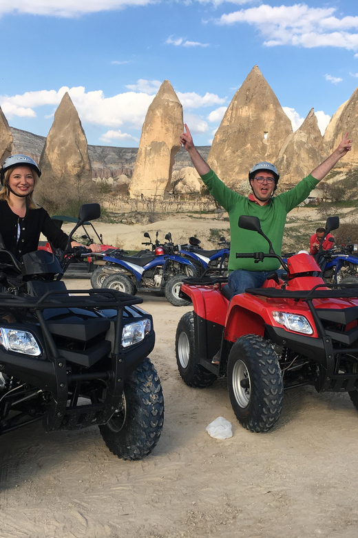 Quad Bike Safari Cappadocia - Red Valley and Rose Valley: the payoff is the timing