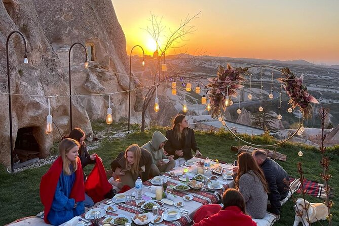 Romantic Cappadocia Sunset Dinner and Wine - The dinner flow: starters, soup, main course options, and dessert