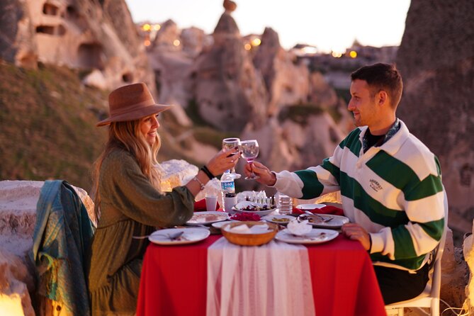 Romantic Cappadocia Sunset Dinner and Wine - Anatelein Boutique Cave Hotel: the setting that turns dinner into an event