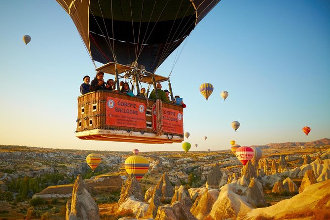 Sunrise Hot Air Balloon Flight Over Göreme & Fairy Chimneys - Fairy Chimneys from above: what you will actually see